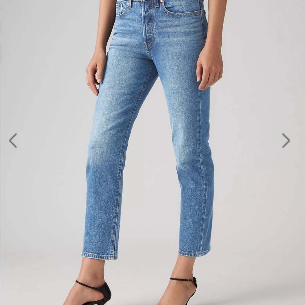 Levi's Light Blue Ankle & Cropped Jeans